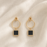 BOUCLES D'OREILLES BOHEME ONYX SKALLI