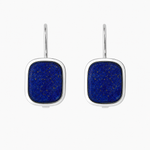 BOUCLES D'OREILLES MYKONOS ARGENT 925 LAPIS LAZULI SKALLI