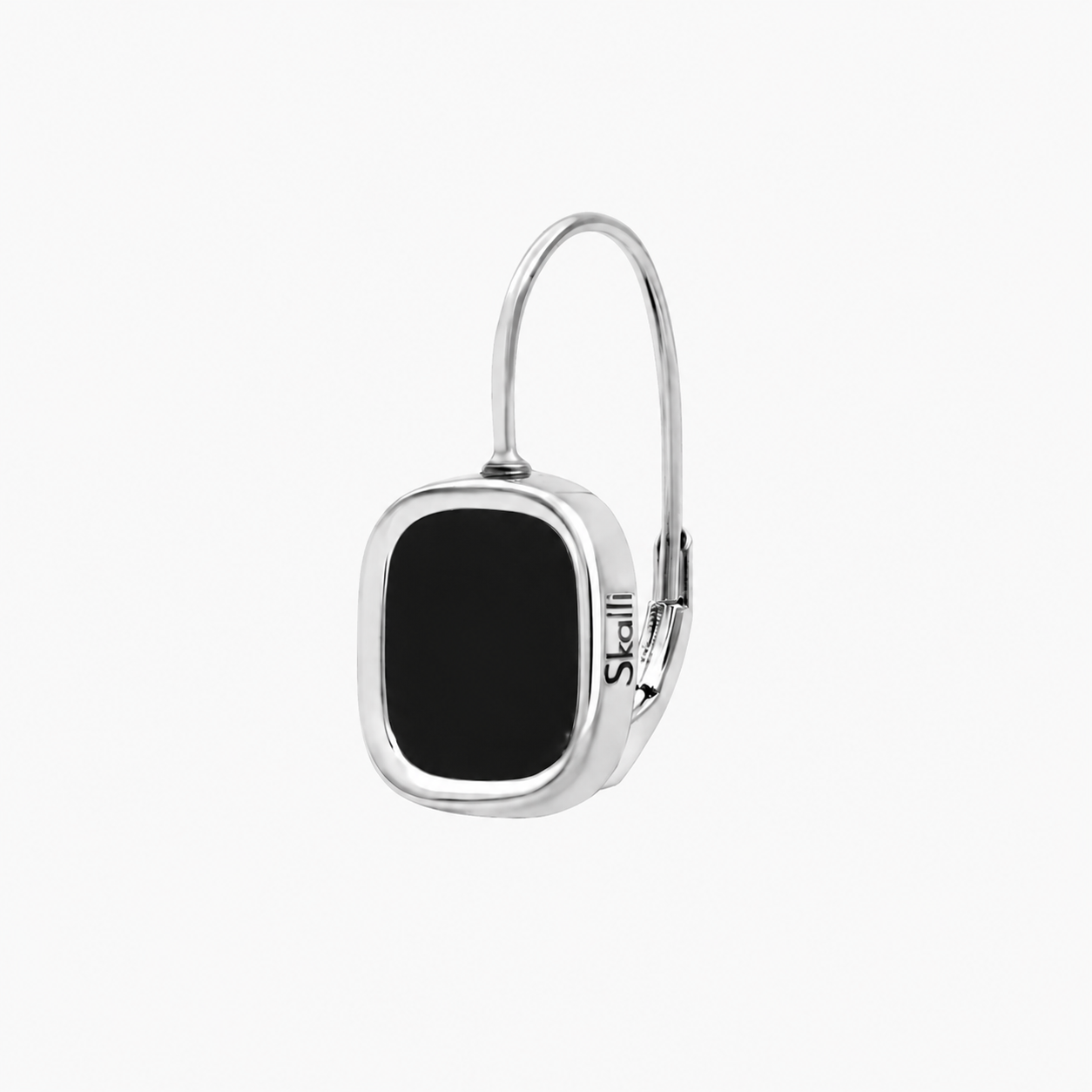 Boucles d'oreilles MYKONOS - Argent - Onyx SKALLI