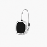 Boucles d'oreilles MYKONOS - Argent - Onyx SKALLI
