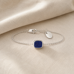 BRACELET MYKONOS - ARGENT 925 LAPIS LAZULLI SKALLI