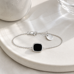 BRACELET MYKONOS ARGENT 925 ONYX SKALLI