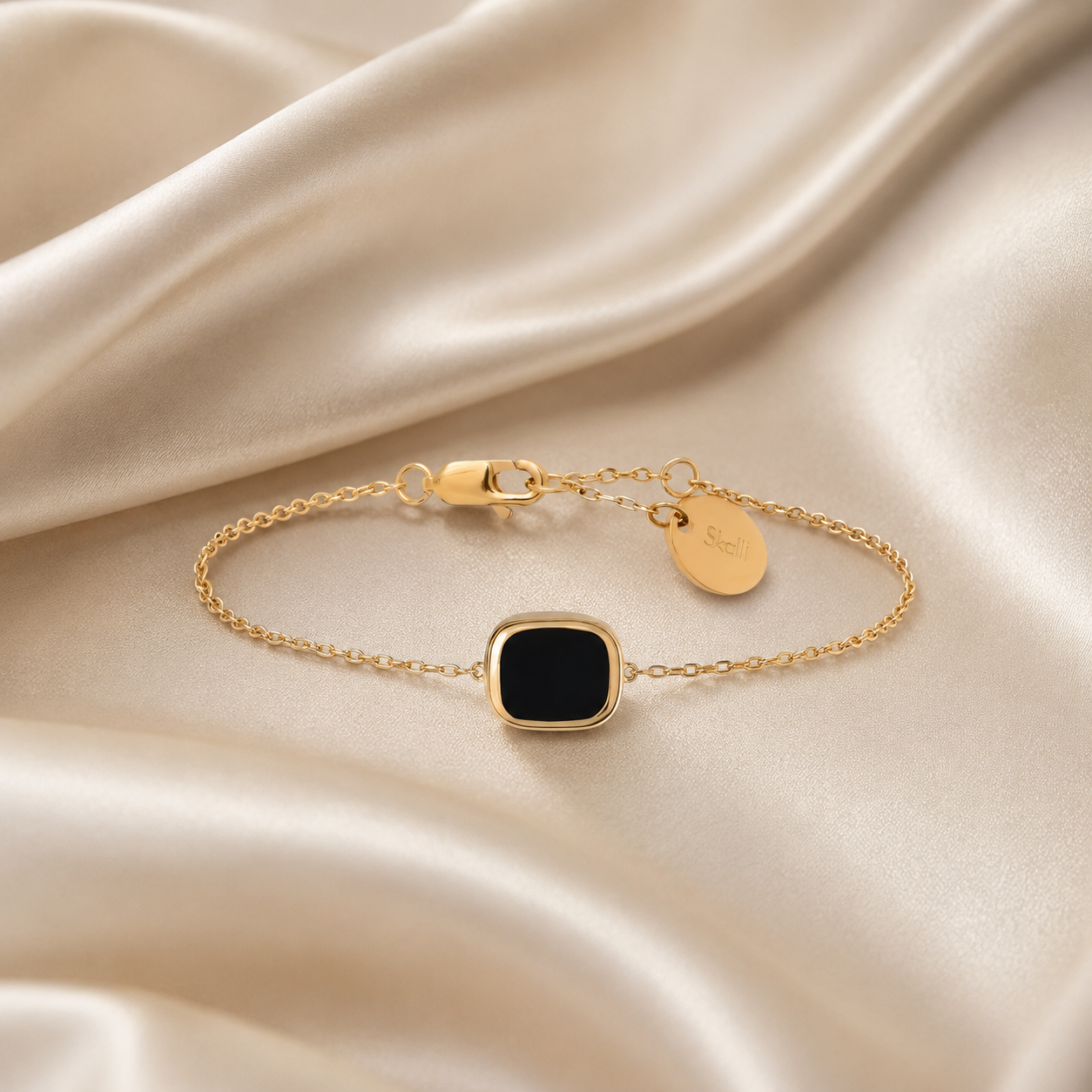 BRACELET MYKONOS ONYX SKALLI