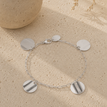 BRACELET PAMPILLE CHIPS ARGENT 925 SKALLI
