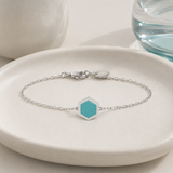 BRACELET HONEY ARGENT 925 TURQUOISE Skalli-Paris