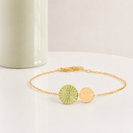 BRACELET KIMIKO VERT AMANDE Skalli-Paris
