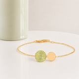 BRACELET KIMIKO VERT AMANDE Skalli-Paris