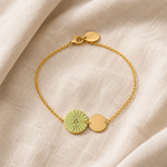 BRACELET KIMIKO VERT AMANDE Skalli-Paris