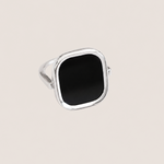 BAGUE MYKONOS ARGENT 925 ONYX SKALLI