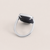 BAGUE MYKONOS ARGENT 925 ONYX SKALLI