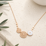 COLLIER SAKURA RÉSINE BLANCHE SKALLI