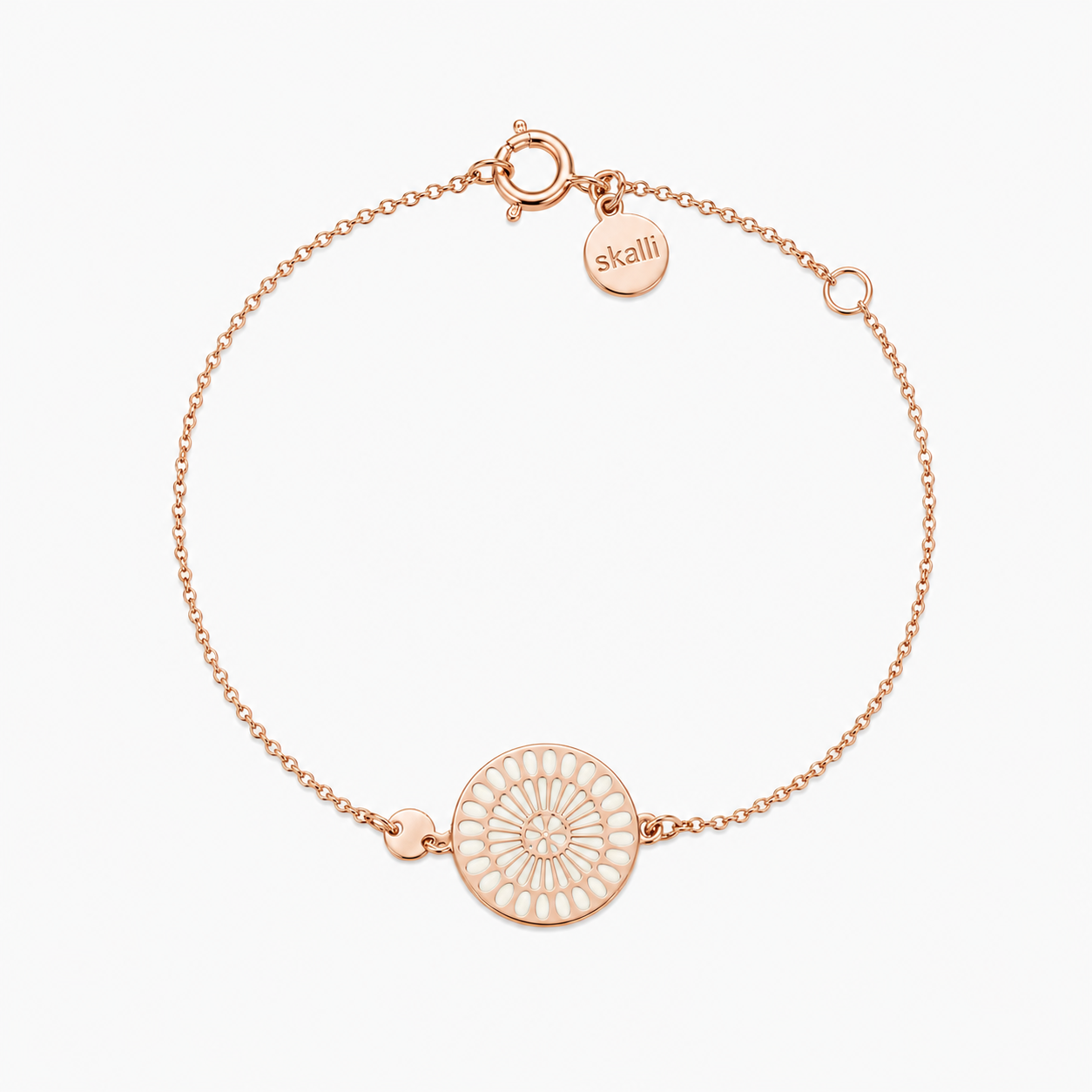 BRACELET SAKURA RÉSINE BLANCHE Skalli-Paris