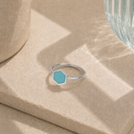 BAGUE HONEY ARGENT 925 TURQUOISE Skalli-Paris