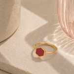 BAGUE HONEY CORAIL Skalli-Paris