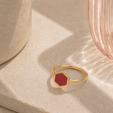 BAGUE HONEY CORAIL Skalli-Paris