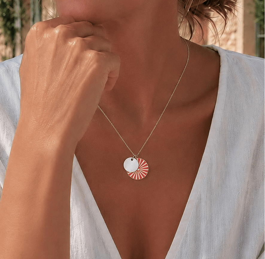 COLLIER KIMIKO CORAIL SKALLI