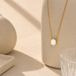 COLLIER HONEY NACRE SKALLI