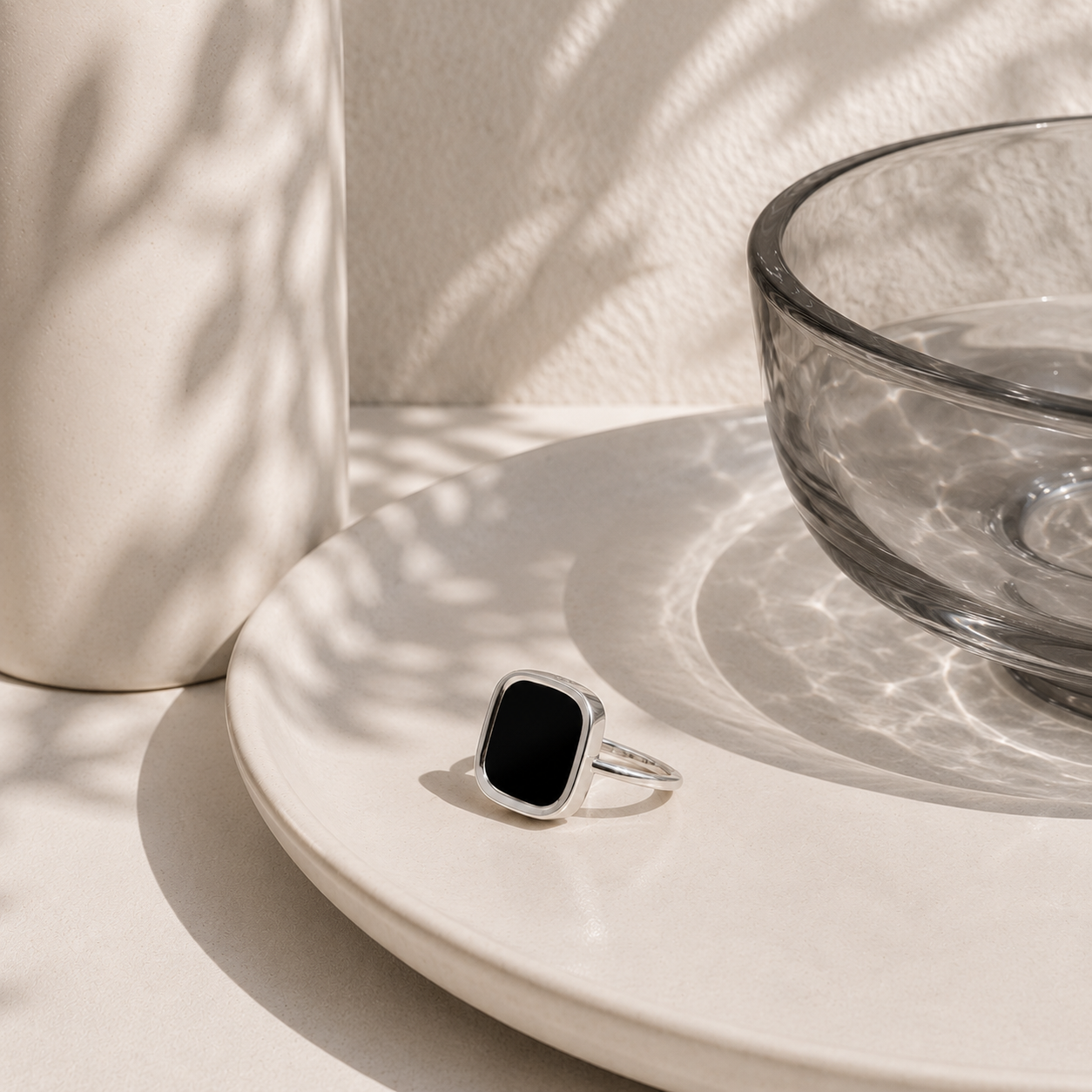 PETITE BAGUE MYKONOS - ARGENT 925 ONYX SKALLI