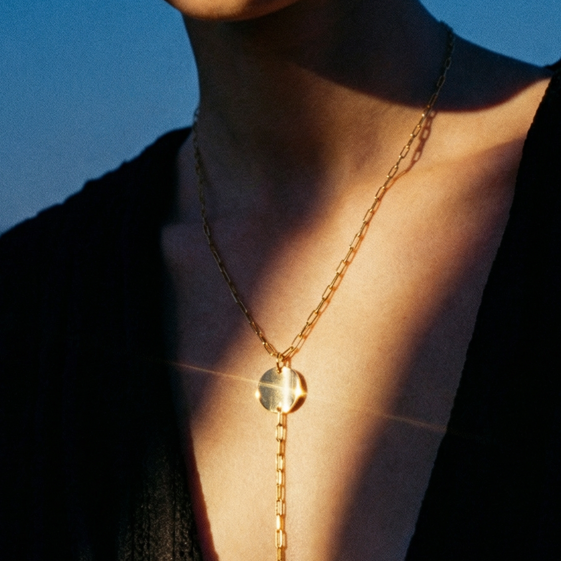 COLLIER LONG CHIPS SKALLI