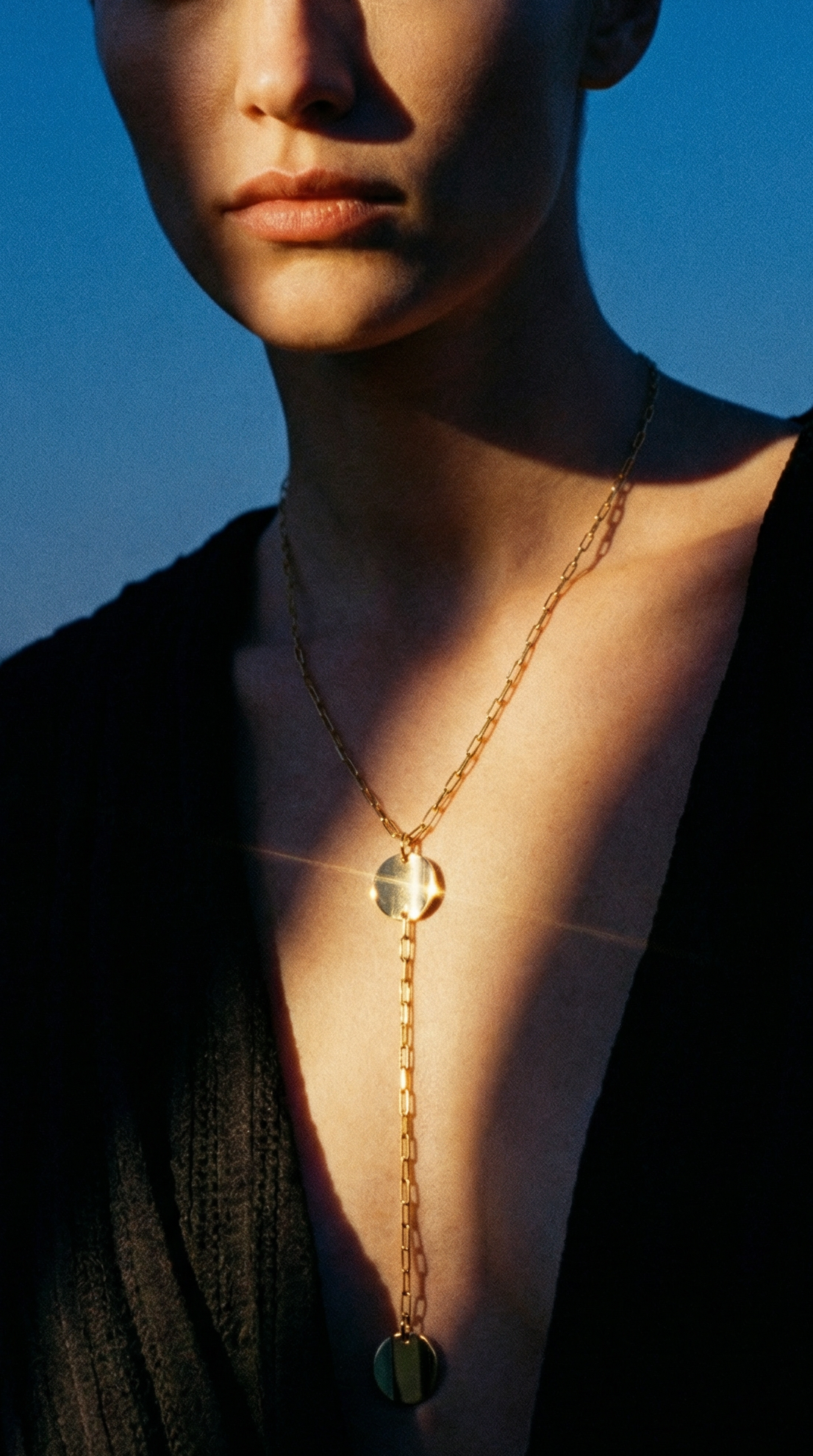 COLLIER LONG CHIPS SKALLI