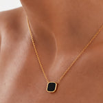 Petit collier MYKONOS onyx Skalli-Paris