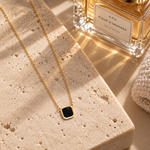 Petit collier MYKONOS onyx Skalli-Paris