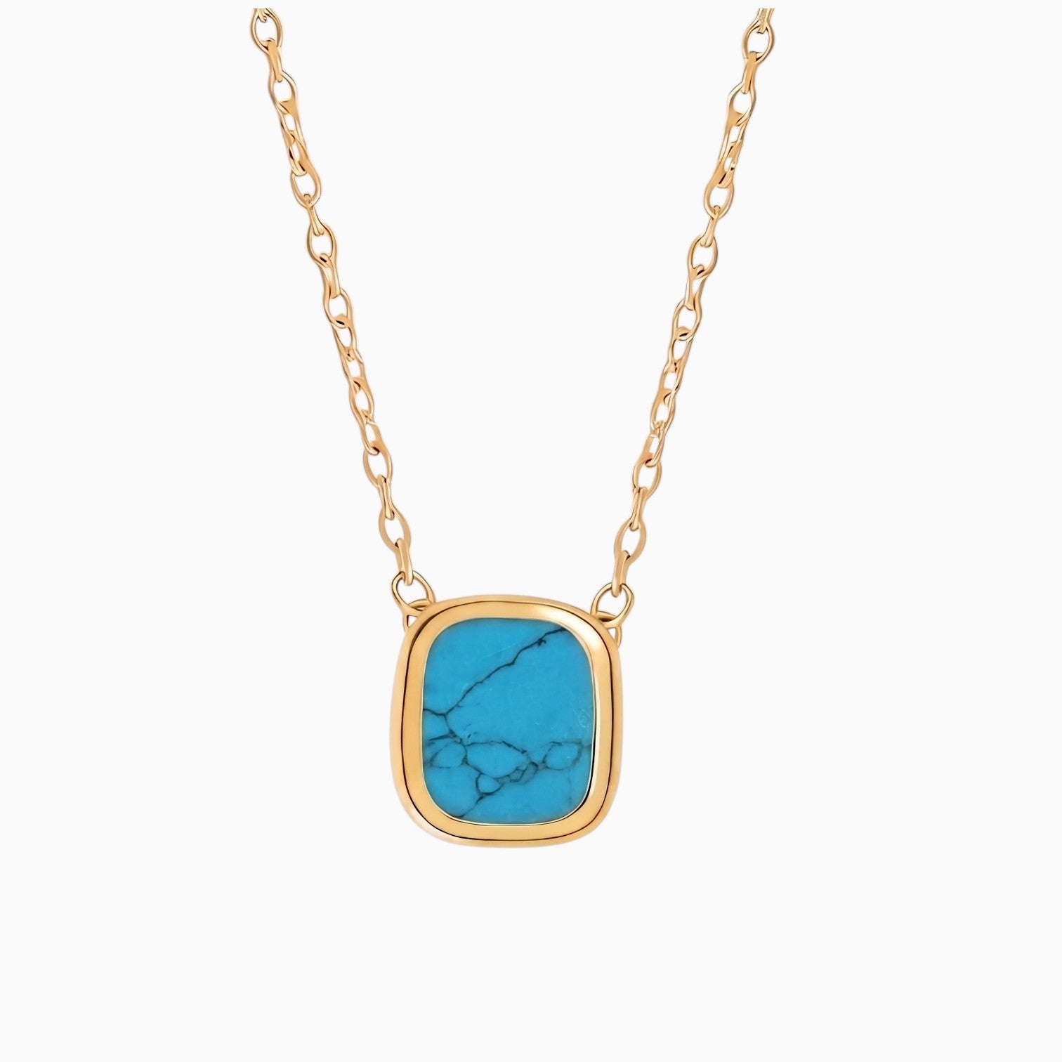Petit collier MYKONOS turquoise Skalli-Paris