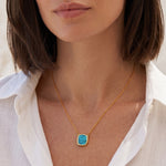 Petit collier MYKONOS turquoise Skalli