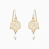 Boucles d'oreilles ANDALOUSE - Blanche