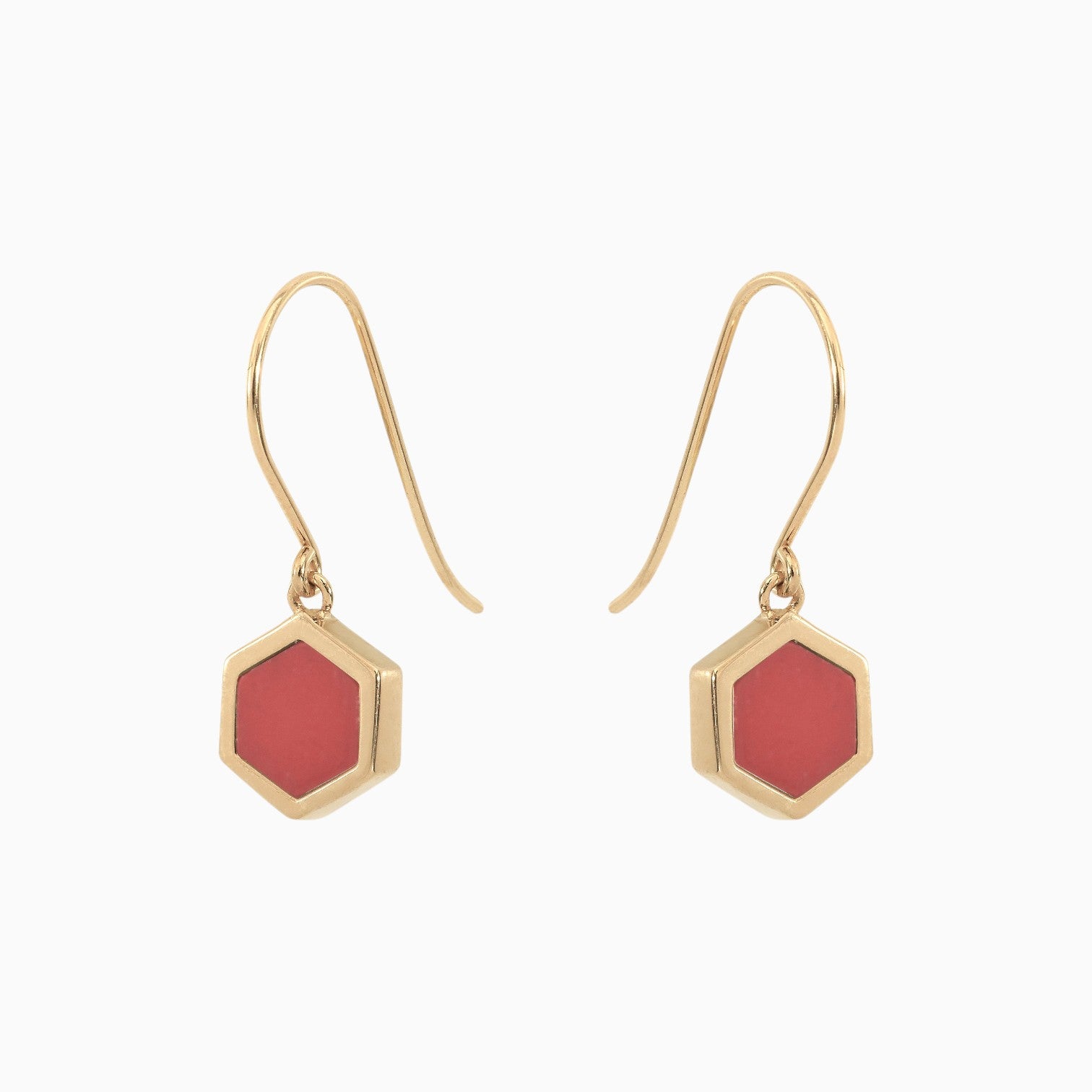 BOUCLES D'OREILLES HONEY CORAIL Skalli-Paris