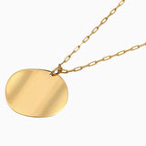 Grand collier CHIPS plaqué or