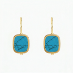BOUCLES D'OREILLES MYKONOS TURQUOISE Skalli-Paris