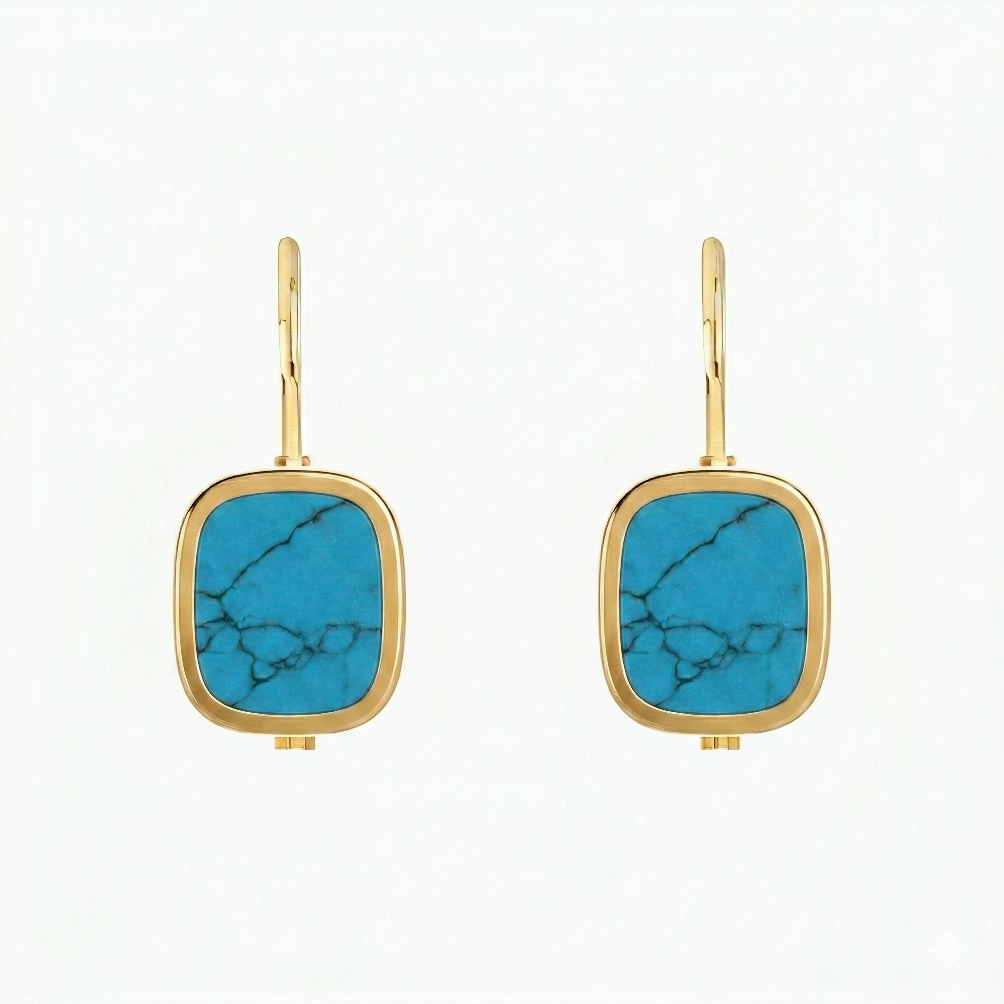 BOUCLES D'OREILLES MYKONOS TURQUOISE Skalli-Paris