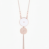 COLLIER LONG SAKURA BLANC SKALLI