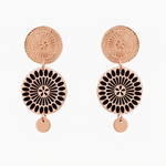 BOUCLES D'OREILLES SAKURA NOIRE SKALLI