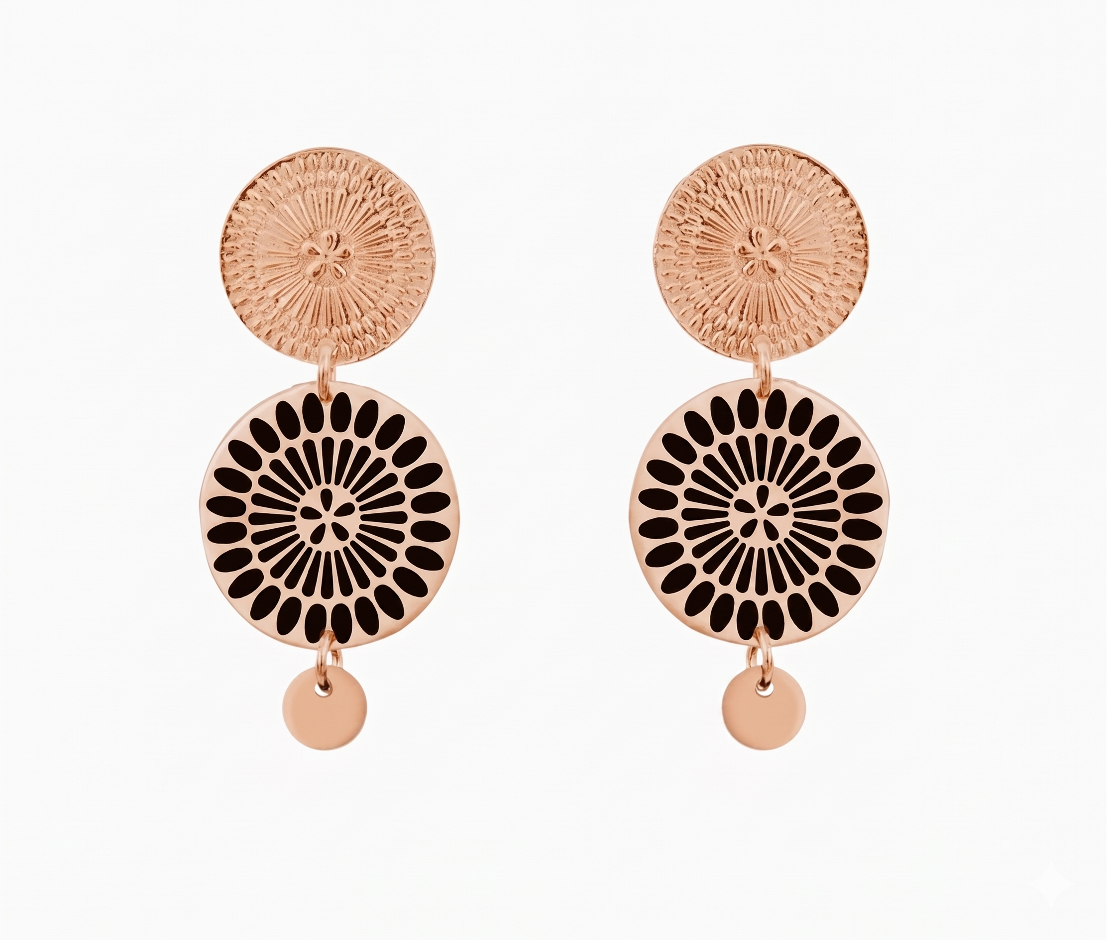BOUCLES D'OREILLES SAKURA NOIRE SKALLI