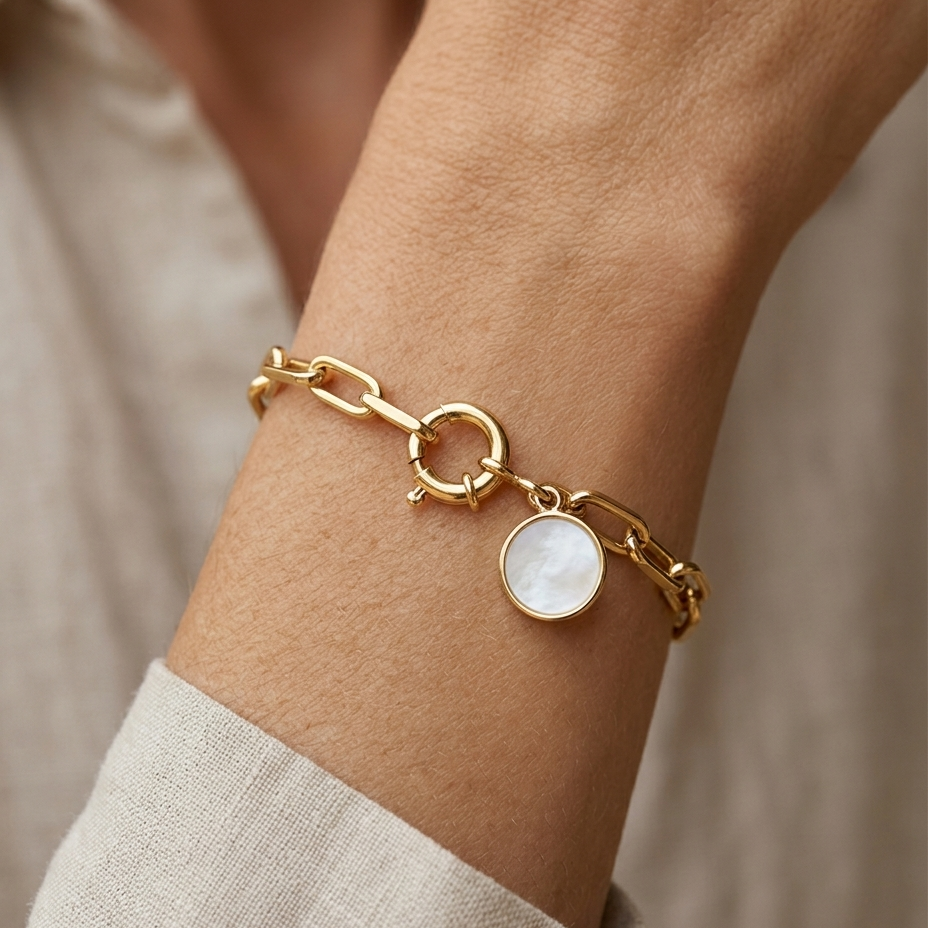 BRACELET MYKONOS MAILLE FORÇA Skalli-Paris