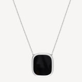 GRAND COLLIER MYKONOS ARGENT 925 ONYX Skalli-Paris