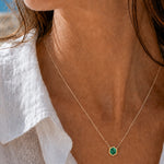 COLLIER HONEY MALACHITE SKALLI