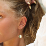 Boucles d'oreilles CHIPS plaqué or