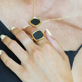 Bague MYKONOS Onyx