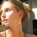 Boucles d'oreilles pendantes CHIPS - Argent