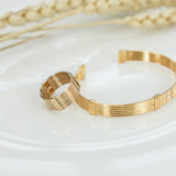 Bracelet Bangle - Talisman - Plaqué OR