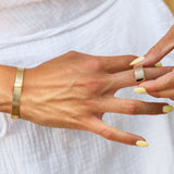 Bracelet Bangle - Talisman - Plaqué OR