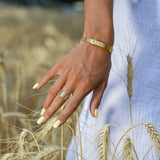 Bracelet Bangle - Talisman - Plaqué OR
