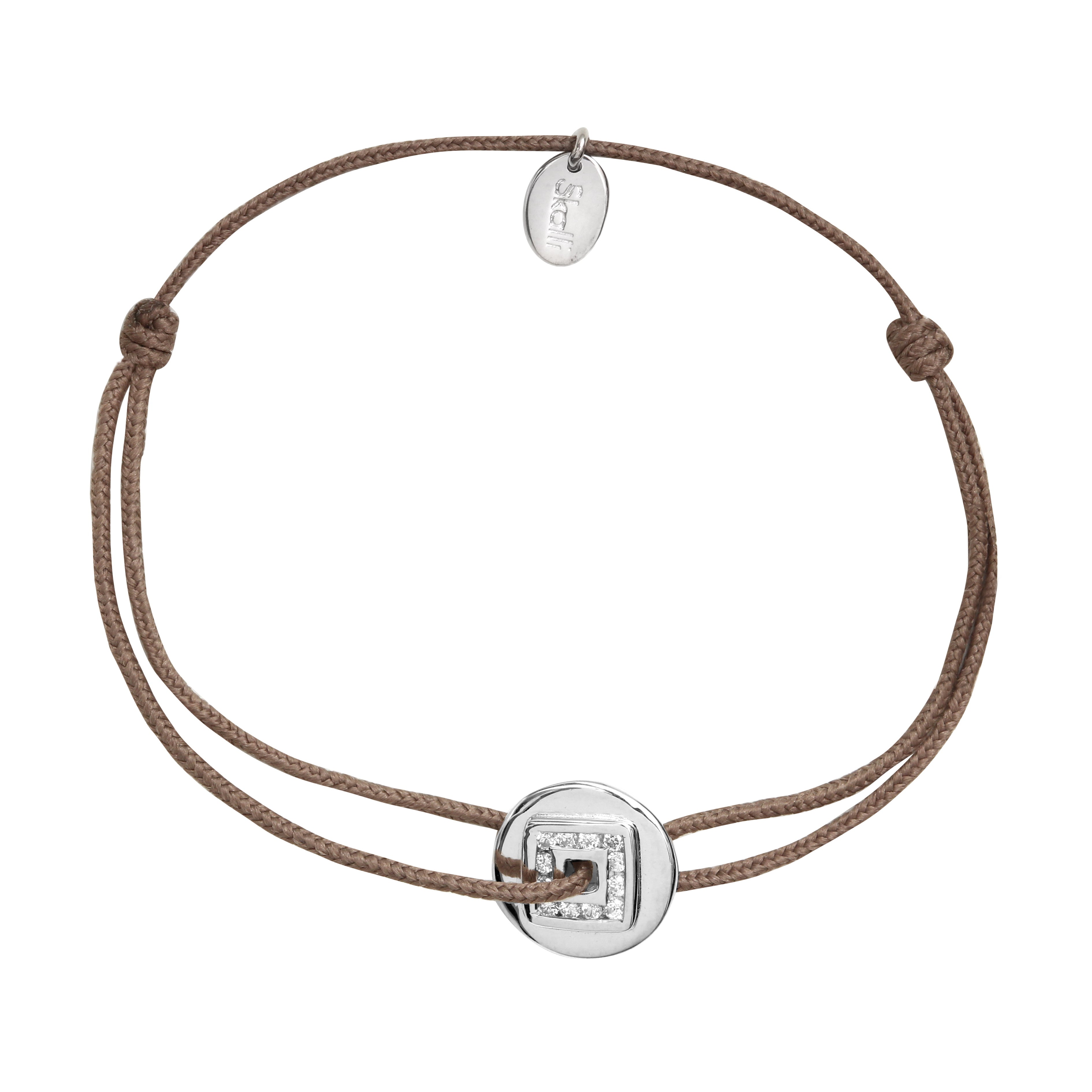 Bracelet cordon FENG SHUI argent 925 Skalli-Paris