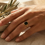 PETITE BAGUE MYKONOS ONYX SKALLI