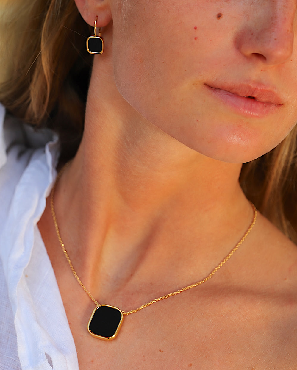 GRAND COLLIER MYKONOS ONYX SKALLI