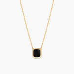 Petit collier MYKONOS onyx Skalli-Paris