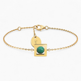 Bracelet BALANCELLE - Perle de Malachite